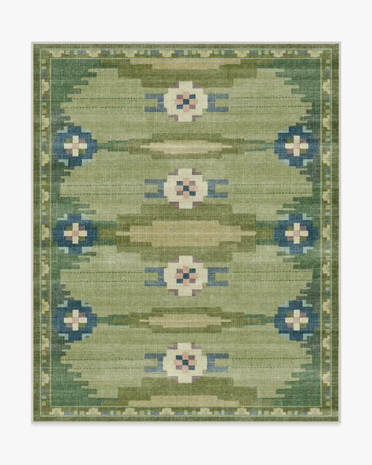 Annika Green Tufted Rug